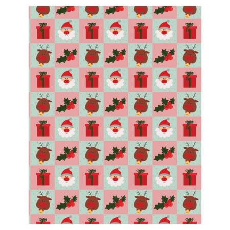 Pillow Bellard "Santa Claus in a square, decorative, size 16x45 cm-1