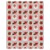 Pillow Bellard "Santa Claus in a square, decorative, size 16x45 cm