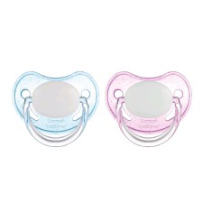 Latex-Latex Canpol Babies Basic, orthodontic, from 0-6 months, color mix