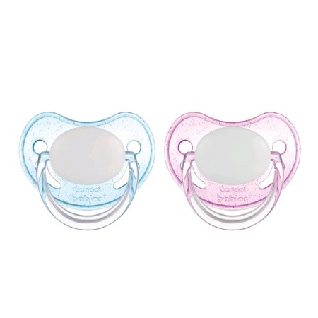 Latex-Latex Canpol Babies Basic, orthodontic, from 0-6 months, color mix