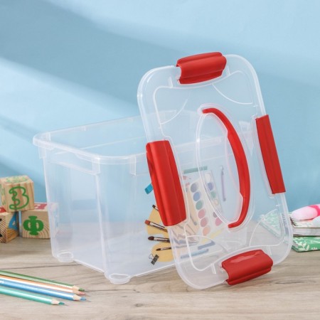 Economic storage box “Children's creativity”, 5.5 l, drawing mix-2