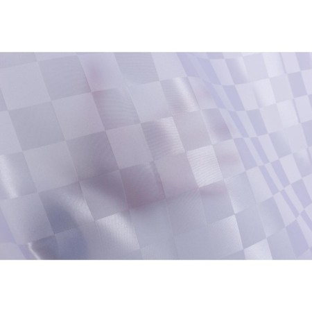 Curtain for the bathroom Quadretto, 180 x 200 cm, white color-1