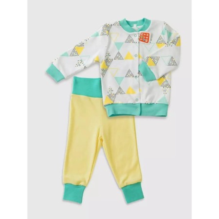 Clothing kit for children's toptress "Mint freshness", 2 items: jacket, pants, height 68 cm