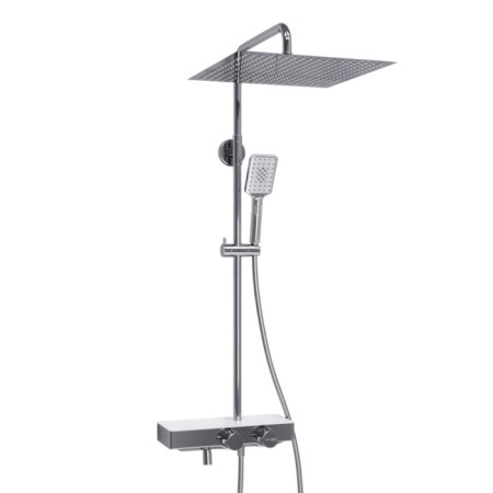 The shower system wasserkraft a113.119.126.ch thermo, tropical shower, thermostat, chrome