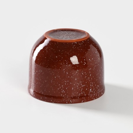 Branding pot "Marble", 0.7 liters, brown color-3