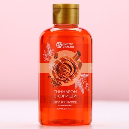 Bathtub foam, 300 ml, sinnabone aroma with cinnamon, pure happiness-1