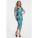 Dress lace, size 46, blue color