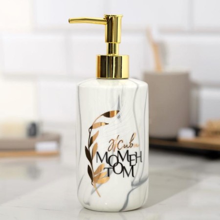 Dispenser for liquid soap "live a moment", 350 ml.