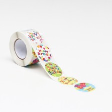 Stickers in the roll 