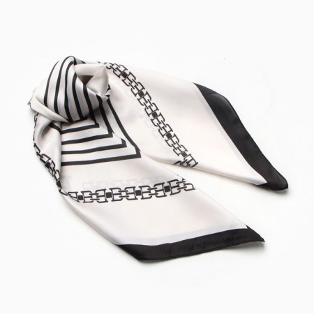 Women's scarf minku 70*70 cm, milk