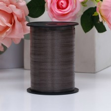 Tape for decor and gifts, chocolate, 0.5 cm x 250 m