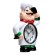 Watching interior hours, for the kitchen "Chef", smooth move, 33 × 24.5 cm, dial d-14 cm