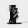 Kitchen “bend” kit, 5 objects: knives 7.5 cm, 10 cm, 13 cm, 15 cm, vegetable cleaning, on the stand, purple color