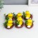 Easter souvenir "chicken with a rose and testicle in a nest with a flower" set 6 pcs 3x4x4 cm