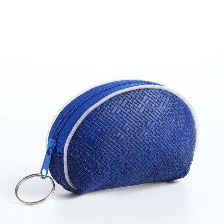 Women's wallet with lightning, blue color-1