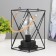 Satini nightlight from 3haa Black Black 11.6x1.6x19.5 cm Risalux