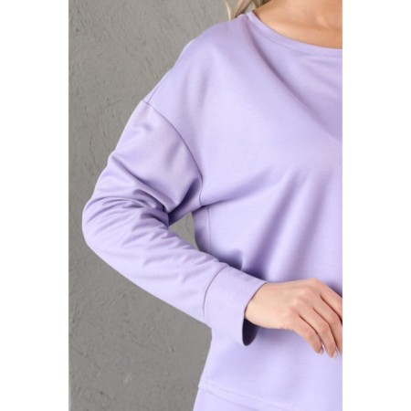 Female suit, size 54, lilac color-2
