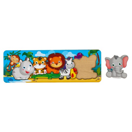 Logical puzzle "Africa", 30 x10 cm-1
