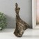 Souvenir Polystone "Girl - Hug" under bronze 11x7x22 cm