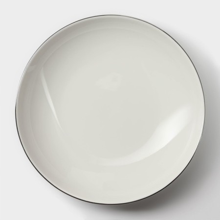 Porcelain deep porcelain Magistro "La Perle", 1 l, d = 22.5 cm, white color-2