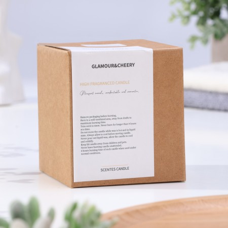 Aromatic candle in a glass "Bomantic", 200 g, windbells-2