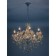 Suspension lamp 8x40W E14, size 73x73x70/160 cm