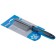 Delight comb, with rings, 56 teeth 20 mm, black and blue