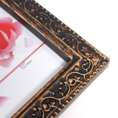 Photo frame in 6 photos 13x18 cm "with patterns" dark gold 37.5x59 cm-2
