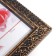 Photo frame in 6 photos 13x18 cm "with patterns" dark gold 37.5x59 cm