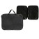 Folder with handles Textile A4, 350 x 270 x 20 mm, "Office", nylon 600D, linen, gray, pm/1