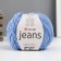 Yarn "jeans" 55% cotton, 45% acrylic 160m/50g (15 blue)