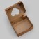 Folding box "Hearts", craft, 10 x 8 x 3.5 cm