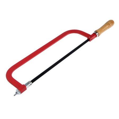 Hacksaw for metal tundra, wooden handle, two corners of the canvas, 300 mm