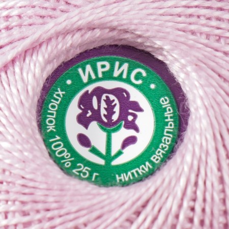 Knitting threads "Iris" 150m/25g 100% Mercerized cotton color 1702-3