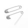 English pins, 28 mm, 1000 pcs, silver color