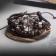 Bracelet Skin "Machte" helm, beige-brown color in silver, d = 7.5 cm