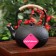 The kettle of the cast -iron shade "Eastern Night", 1.6 liters, with sieve, black color