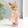 Polystone souvenir "Bunny in a hat and raincoat with an umbrella" 14.5x6.5x8 cm