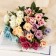 Bouquet "Roses with curls" 26 cm, mix