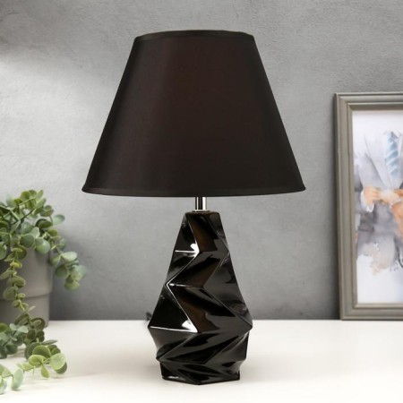 HELP lamp 16028/1BK E14 40W Black marble 24.5x24.5x37 cm Risalux