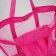 Bag - beach choper with thermo -karman, 42x37x15 cm, pink color