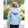 Jacket for girls, height 140 cm, blue color