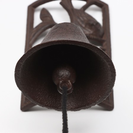 Bell souvenir cast iron "Two birds on the branch" 24x15.5x11 cm-4