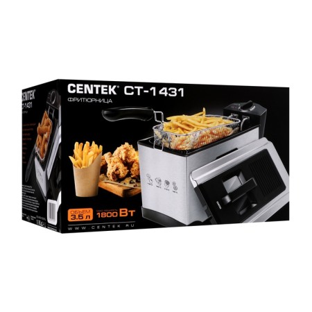Fritical Center Centek CT-1431, 1800 watts, 3.5 l, silver-13