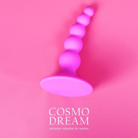 Anal stimulator Cosmodream Christmas tree, without vibration, silicone, 95 x 24 mm, pink-4
