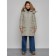 Coat insulated winter female, size 44, color light green