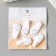 Hook plastic, universal set 5 pcs C184 4x2 cm