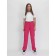 Women's sports insulated trousers, size 42, pink color