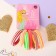 Hair elastic band "Mahrushka strip" (set 6 pcs) brightness, mix
