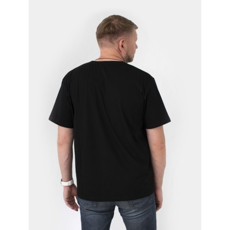 Male T-shirt, size 60-62, black color-5